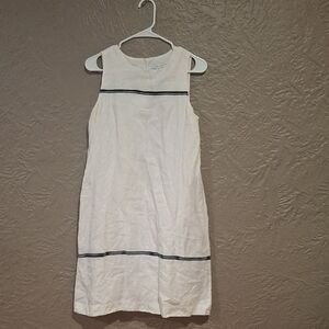 J. Jill White Sleeveless Sheath Dress